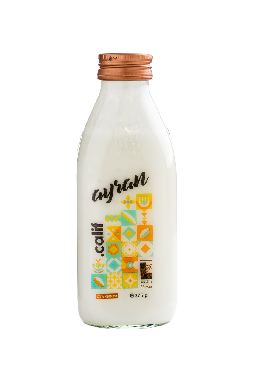 laptaria cu caimac Ayran 2,3% 375 g