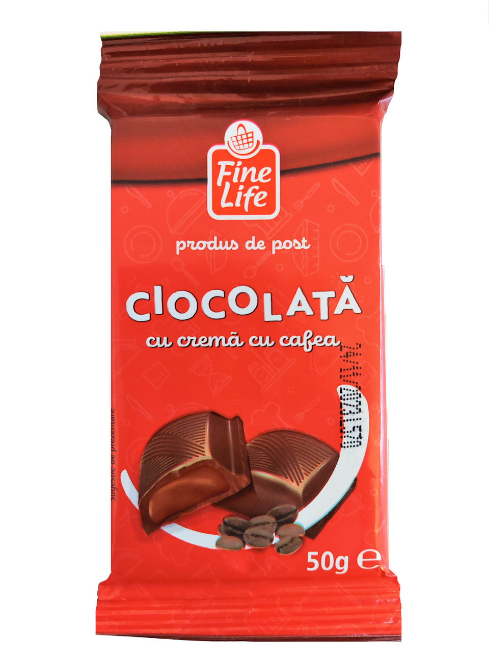 Fine Life Ciocolata cu Crema de Cafea 5 x 50 g