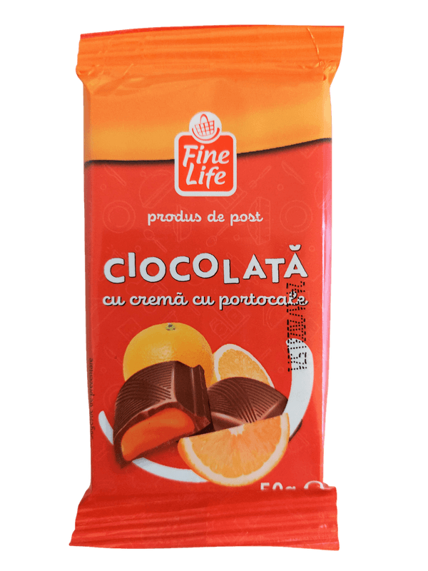 Fine Life Ciocolata cu Crema de Portocale 5 x 50 g