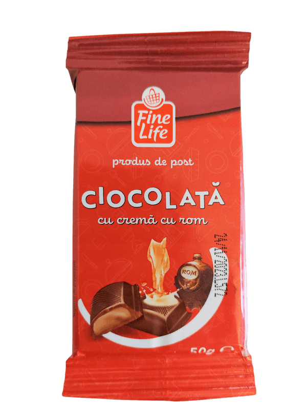 Fine Life Ciocolata cu Crema de Rom 5 x 50 g