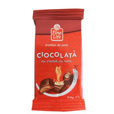Fine Life Ciocolata cu Crema de Rom 5 x 50 g
