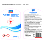 aro Alcool Sanitar 70% 500 ml