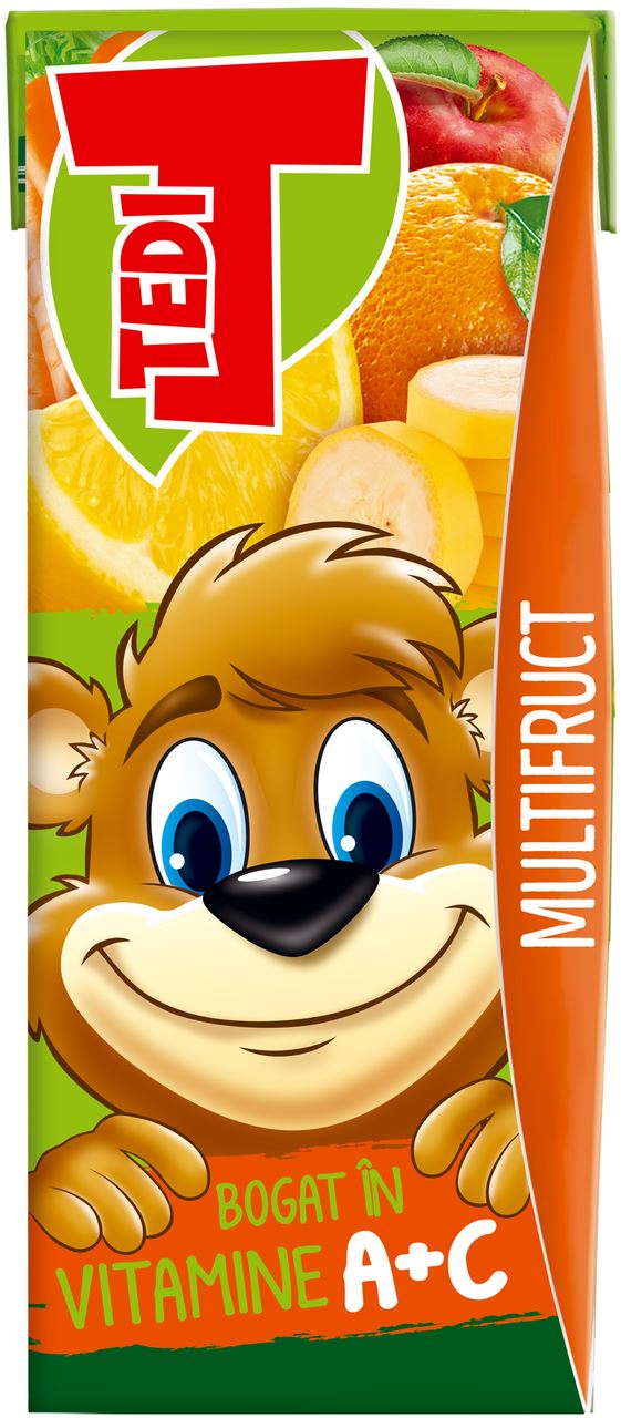 Tedi Suc Multifruct 0,2 L, 3 buc.