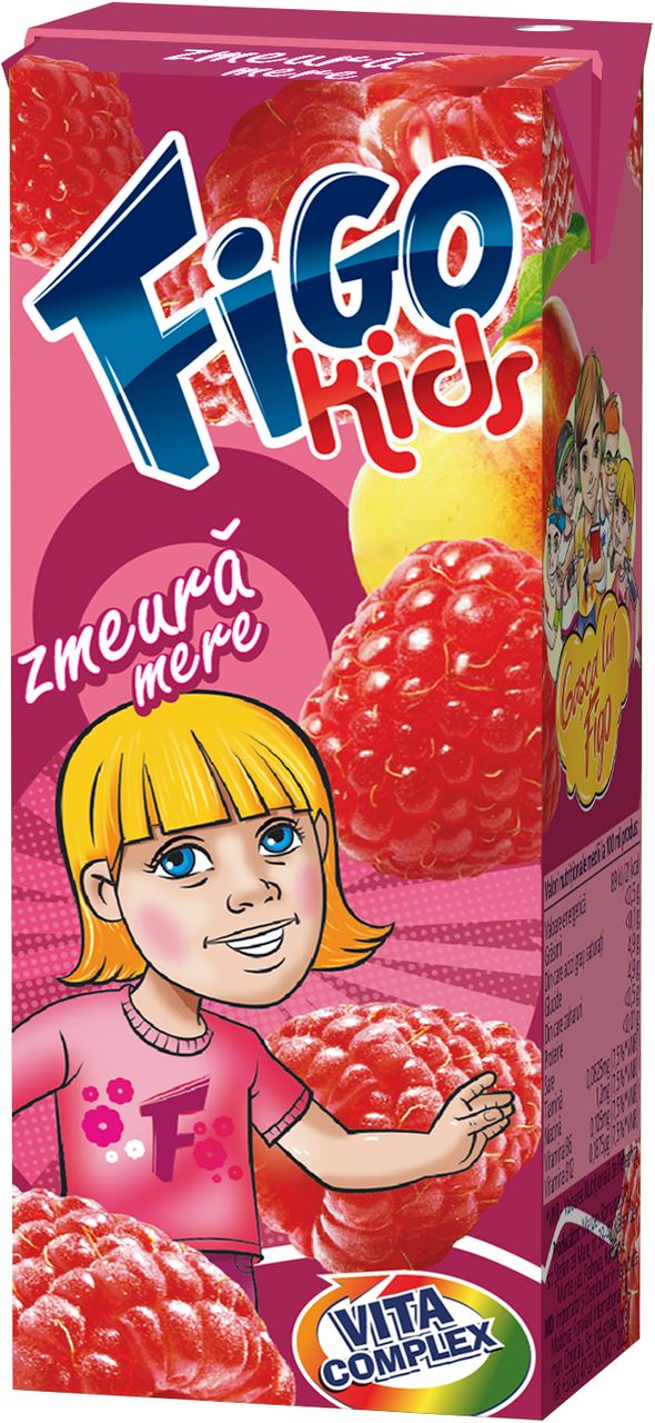 Figo Suc de Zmeură 0,2 L, 3 buc.