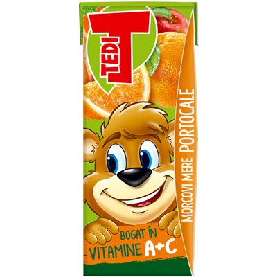 TEDI Suc De Portocale-Morcov-Mar 3 x 0.2L
