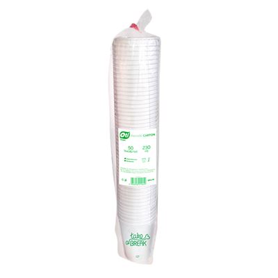 Oti Green Pahare din Carton 230 ml