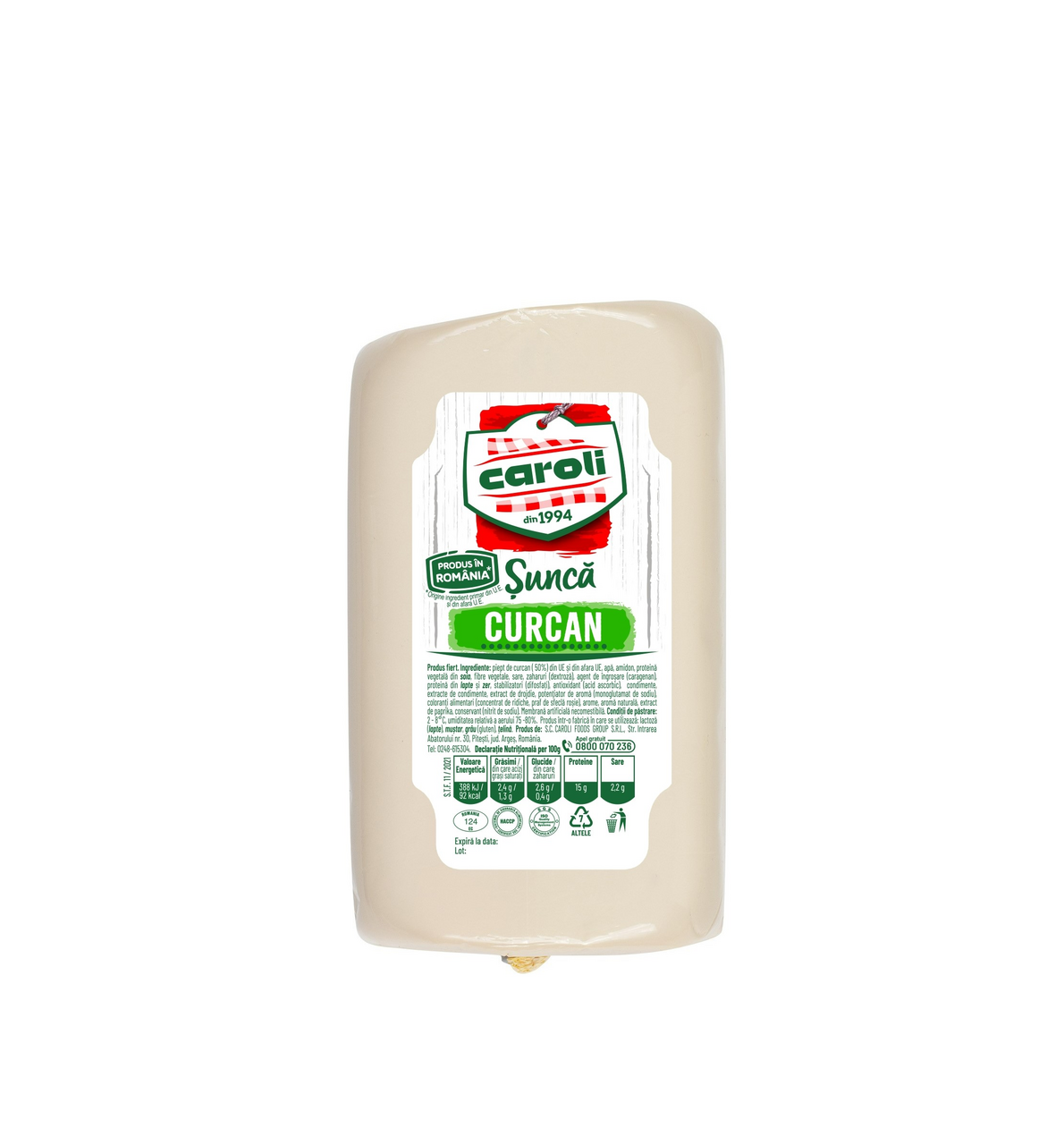 caroli Sunca de Curcan Cca. 1.5 Kg
