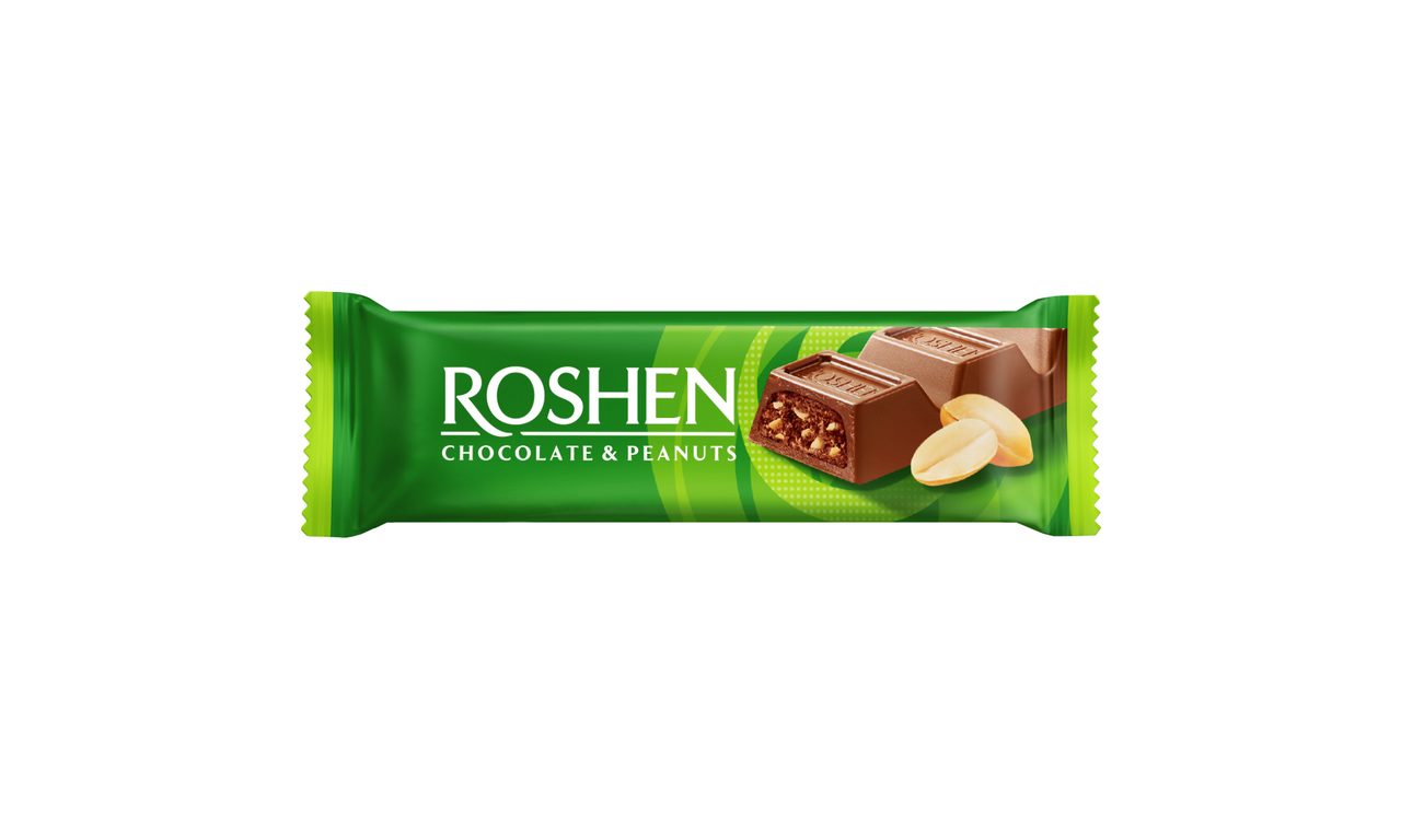 ROSHEN Baton de Ciocolata si Crema de Arahide 30 x 29 g