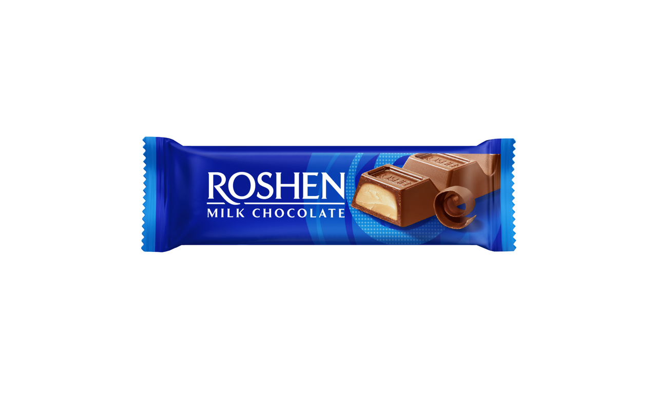 ROSHEN Baton de Ciocolata si Crema de Zahar Ars 30 x 33 g