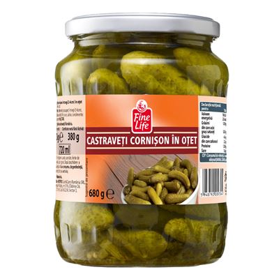 Fine Life Castraveti Carnison Calibru 3-6 Cm 680 g