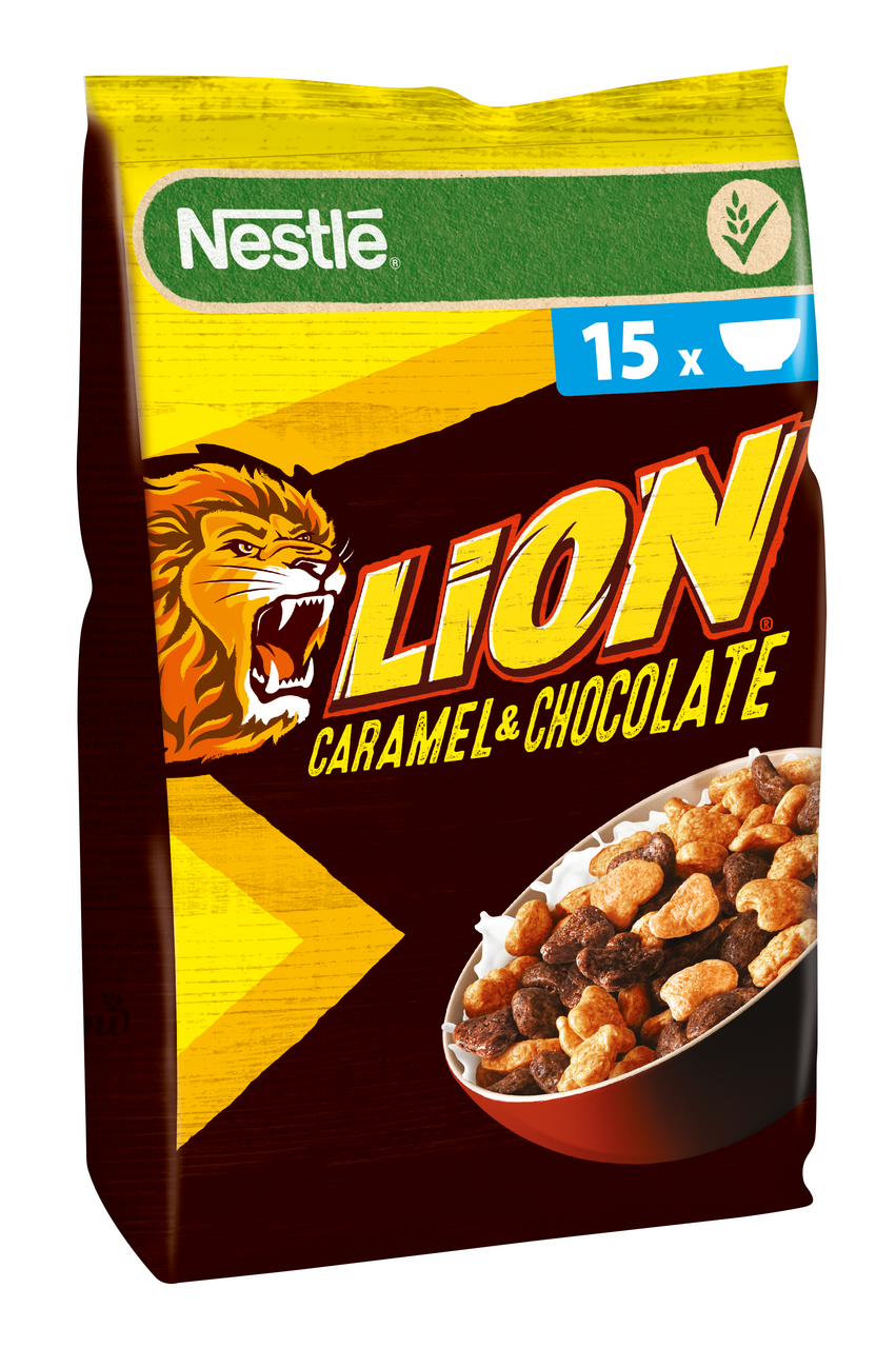 LION Cereale cu Caramel si Ciocolata 450 g