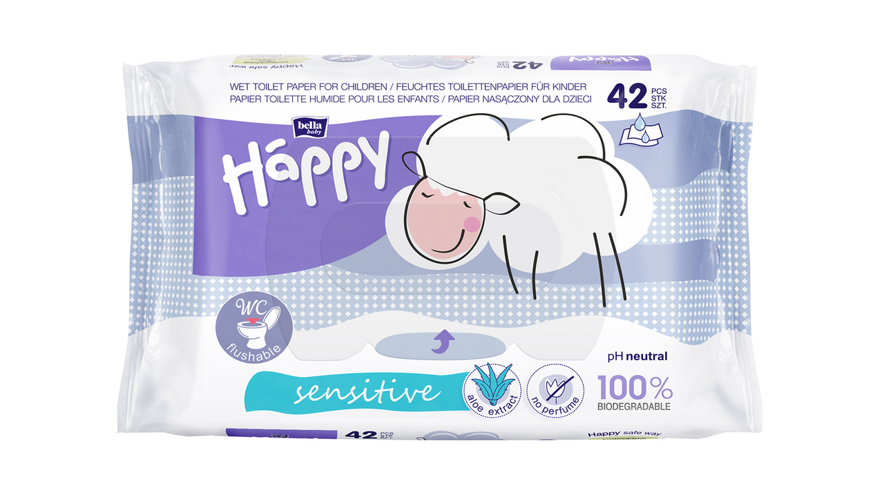 HAPPY Hartie Igienica Umeda Sensitive 42 bucati