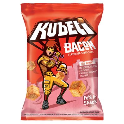 KUBETI Cuburi din Paine Coapta Bacon 12 x 35 g