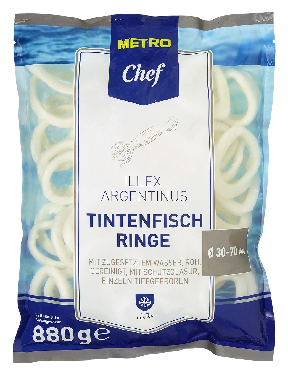 METRO Chef Calamar Inele 3-7cm 880g ?
