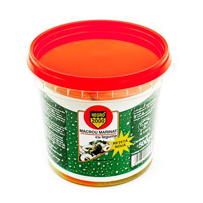 NEGRO 2000 Macrou Marinat cu Legume 500 g