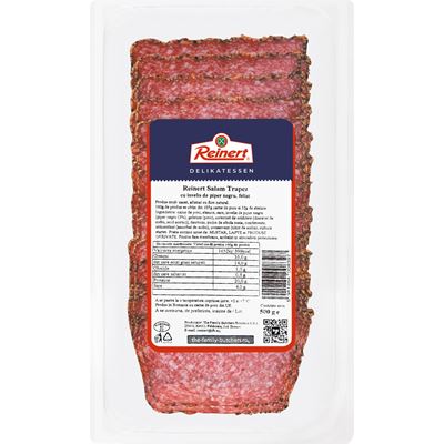 Reinert Salam Trapez cu Invelis de Piper Negru 500 G