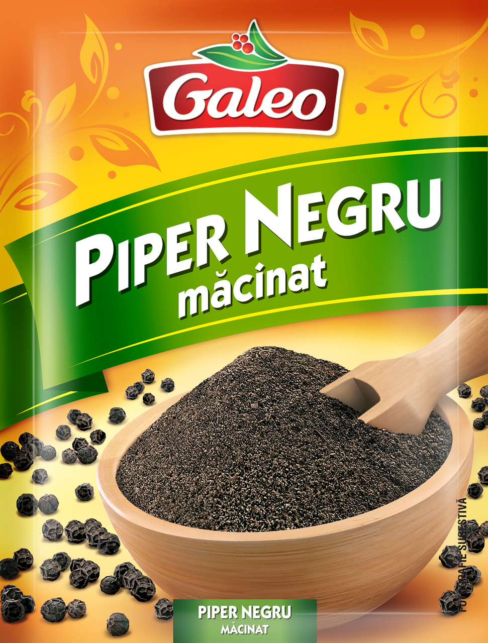 Galeo Piper Negru Macinat 5 x 17 g