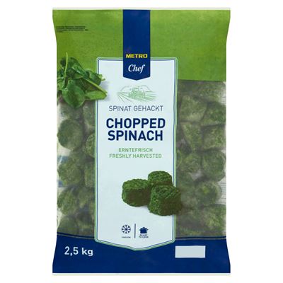METRO Chef Spanac Tocat Congelat 2,5 Kg ❄