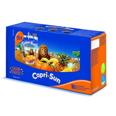 CAPRI-SUN Bautura Racoritoare Necarbogazoasa Safari Fruits 10 x 0,2 L