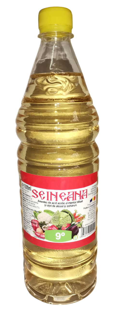 SEINEANA Amestec de Acid Acetic Alimentar Diluat + Otet de Alcool si Zaharuri 9 ø 6 x 1 L