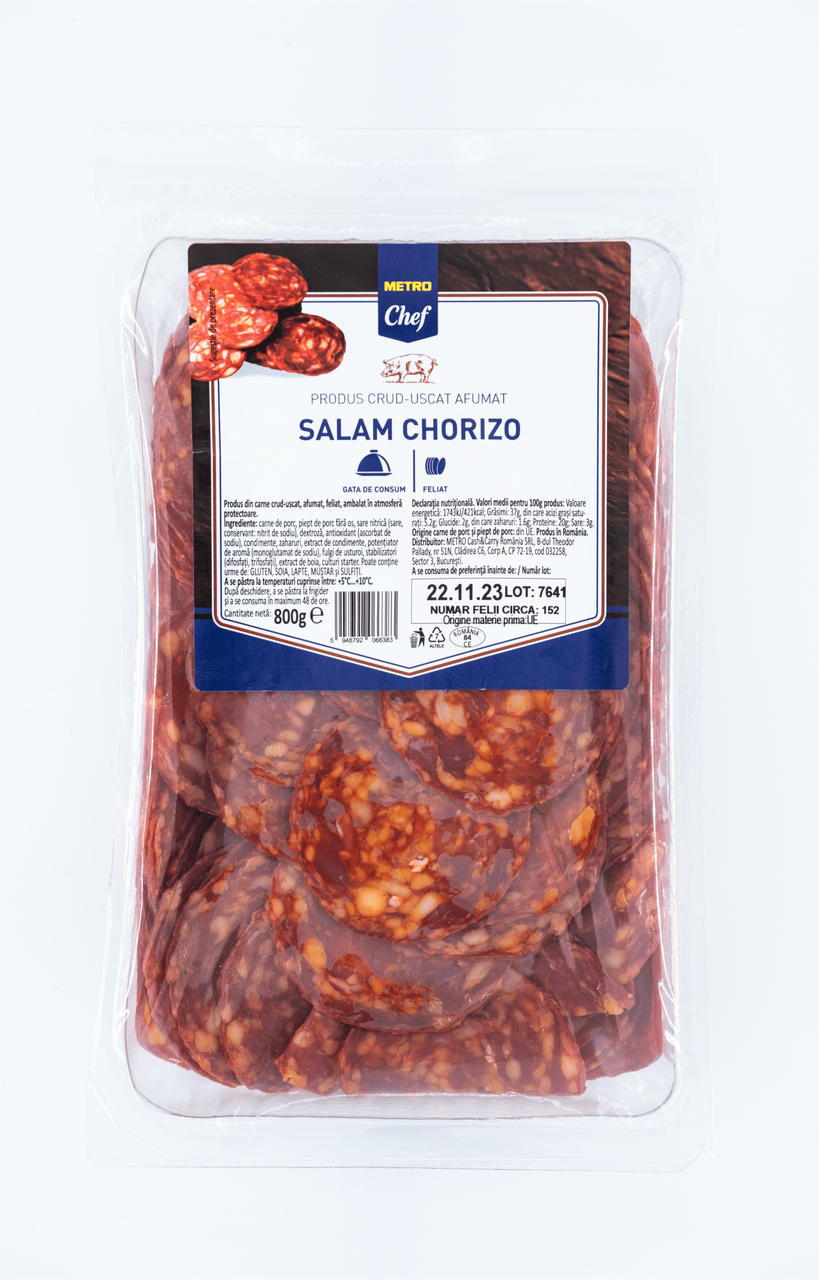 METRO Chef Salam Chorizo Feliat 800 g