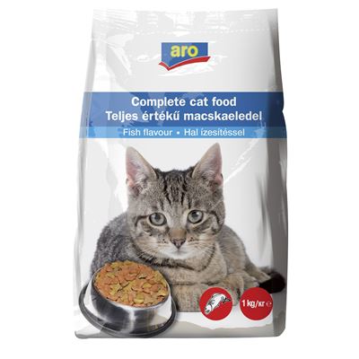 aro Hrana Uscata pentru Pisici cu Aroma de Peste 1 Kg