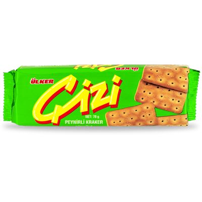 ULKER Cizi Crackers cu Aroma de Cascaval 4 x 70 g