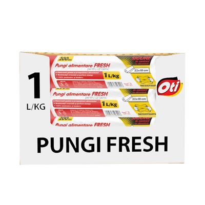 Oti Pungi Alimentare 1 L 22 x 18 cm 200 bucati