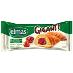 ELMAS Gigant Croissant cu Umplutura de Capsuni 160 g