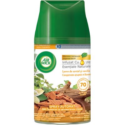 AIR WICK Santal & Vanilie Rezerva Odorizant de Camera Aparat Freshmatic 250 ml
