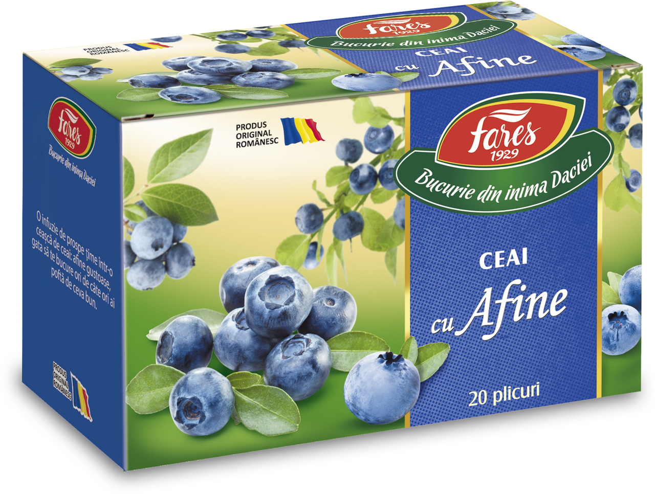 FARES Ceai cu Afine 40 g