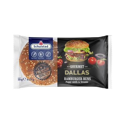 Schulstad Chifle Hamburger Gourmet Dallas 4 x 81 g
