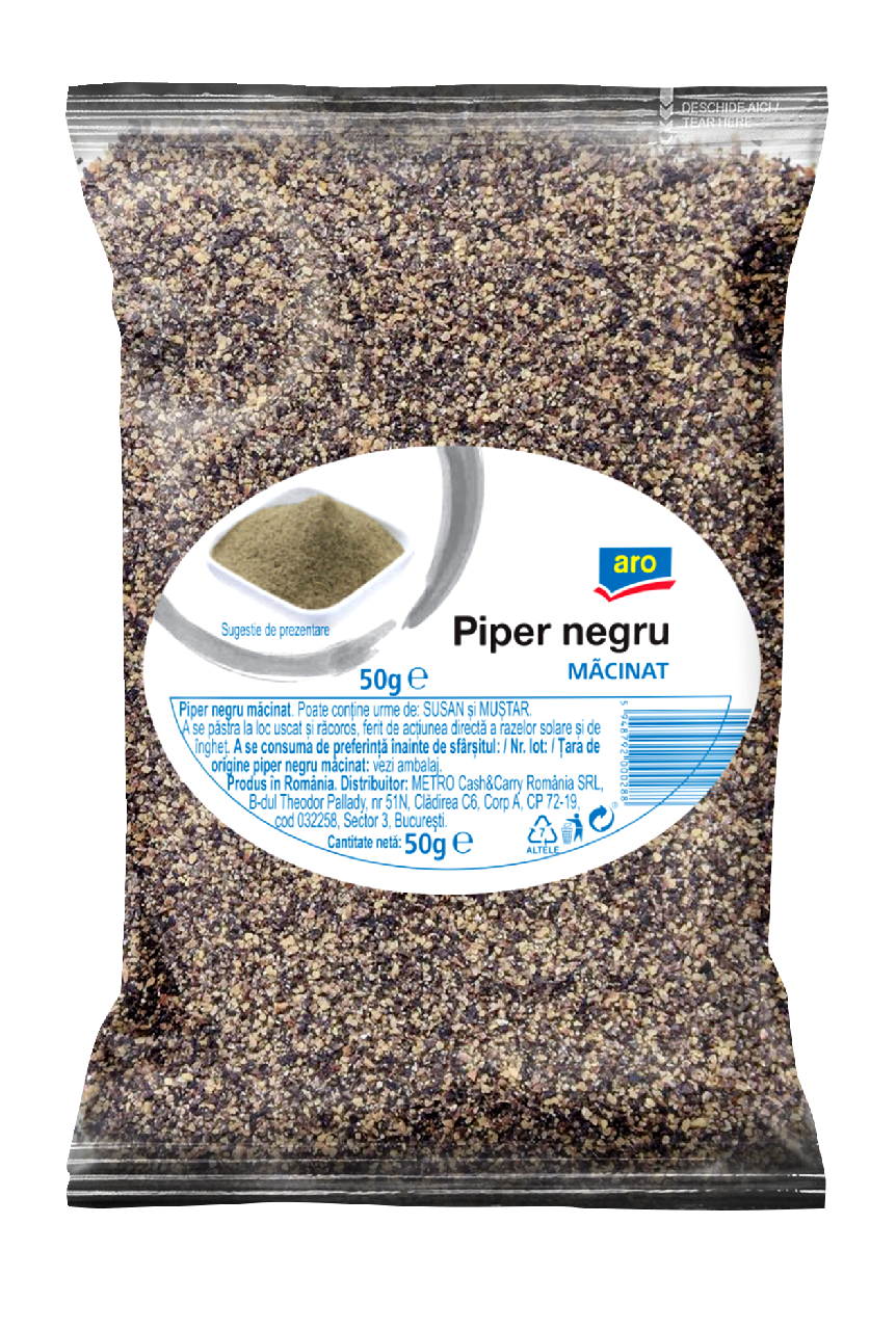 aro Piper Negru Macinat 5 x 50 g