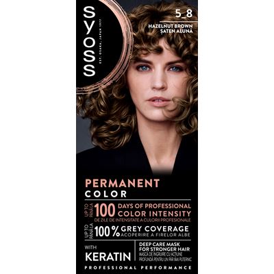 syoss Baseline Color Vopsea de Par Nuanta Hazelnut Brown 115 ml