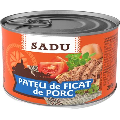 SADU Pateu de Ficat de Porc 6 x 200 g