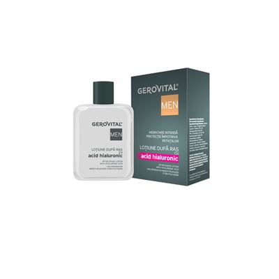 GEROVITAL Men Lotiune dupa Ras cu Acid Hialuronic 100 ml