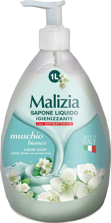 MALIZIA Sapun Lichid cu Parfum de Mosc Alb 1 L
