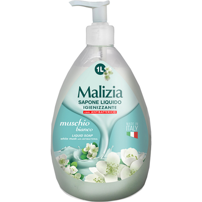 Săpunuri - MALIZIA Săpun Lichid cu Parfum de Mosc Alb 1 L