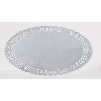QualityPack Dantele Rotunde Albe din Hartie 100 buc/set 25 cm
