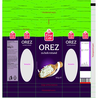 Fine Life Orez Bob Rotund 900 g