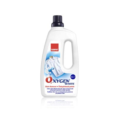 sano Oxigen Gel Inalbitor pentru Rufe Albe 1 L