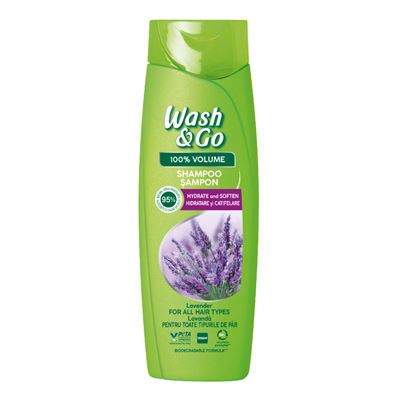 WASH & GO Sampon cu Extract de Lavanda 360 ml