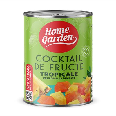 Home Garden Compot Cocktail Fructe Tropicale 425 g