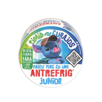 ANTREFRIG Junior Pate Porc cu Unt 6 x 100 g