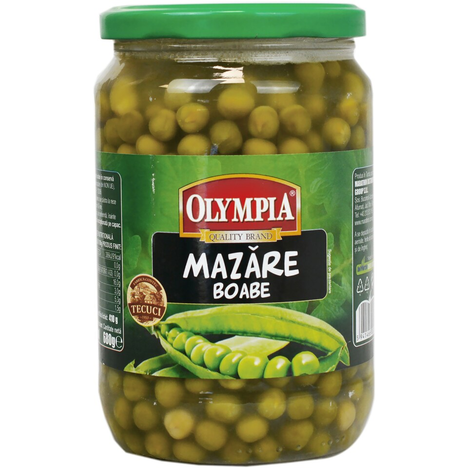 OLYMPIA Mazare Verde Boabe 680 g
