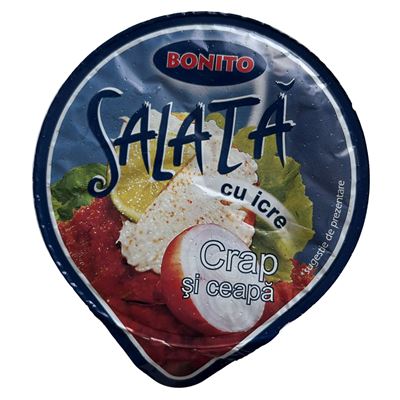 BONITO Salata cu Icre de Crap si Ceapa 70 g