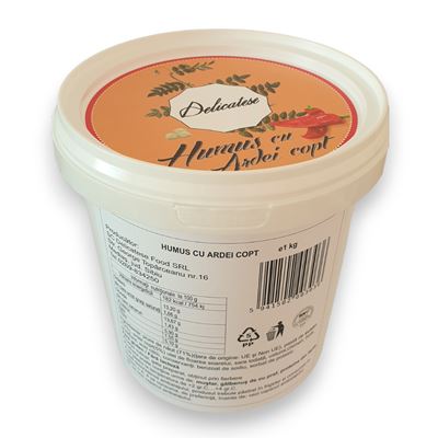 Delicatese Humus cu Ardei Copt 1 Kg