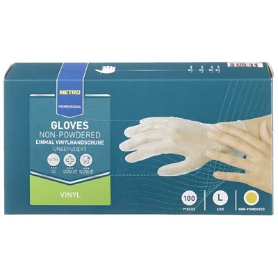 METRO PROFESSIONAL Manusi Nitril Transparente L 100 bucati