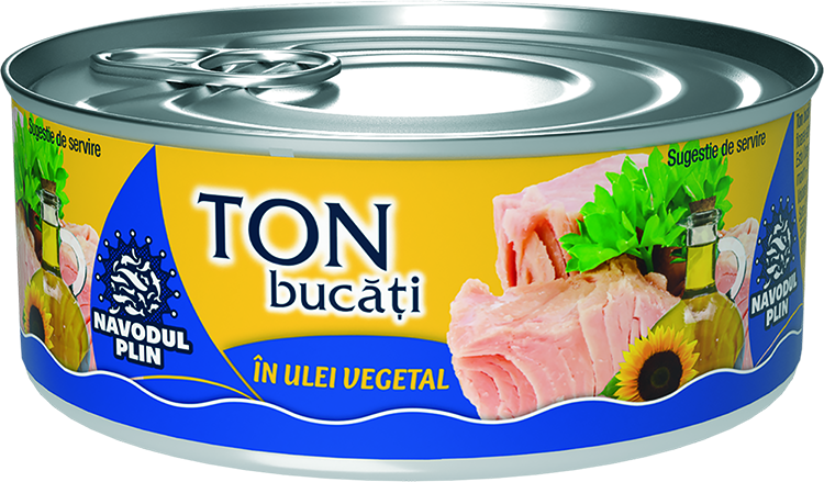 NAVODUL PLIN Ton Bucati in Ulei Vegetal 160 g