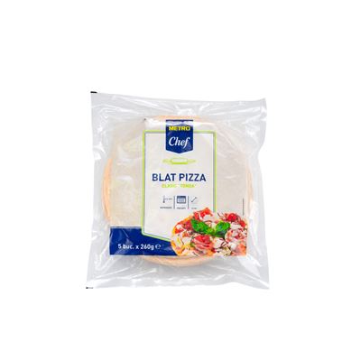 METRO Chef Blat pentru Pizza Clasic Tonda 5 x 260 g